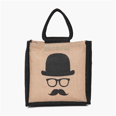 Buy Livia Charlie Print Jute Bag from Home Centre at just INR 199.0