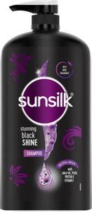SUNSILK stunning black shine shampoo paraben free - Price in India, Buy ...