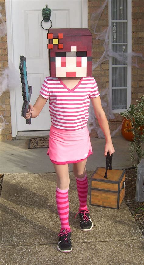 Minecraft costume | Minecraft halloween costume, Best girl halloween ...