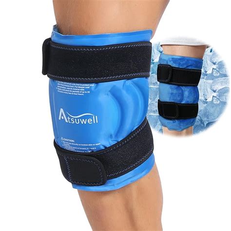Buy Atsuwell Ice Pack for Knee Pain Relief, Reusable Gel Ice Wraps for ...