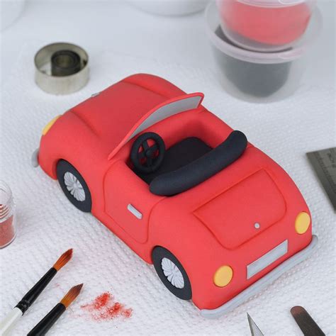 Fondant Car Tutorial 的图像结果