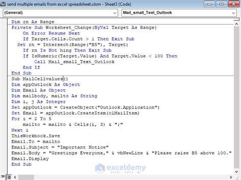 Image result for How to Send Multiple Emails Using Excel