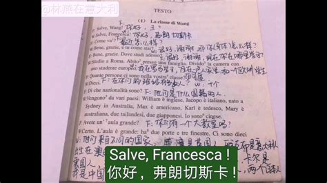#速成意大利语上册 中意双语字幕 第三课 la classe di Wang 王的班级。 #corso intensivo d ...