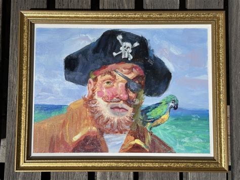 Spongebob Pirate Painting