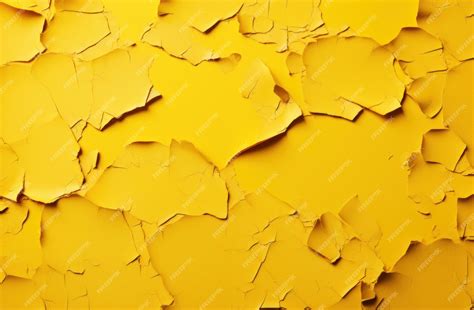 Premium AI Image | yellow paper with tears on white background