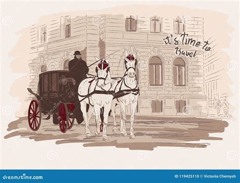 Лошадь с каретой рисунок (много фото) - drawpics.ru