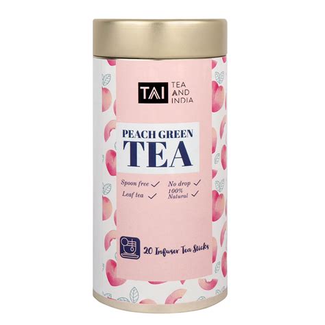 Peach Green Tea / Tea And India – TEA AND INDIA