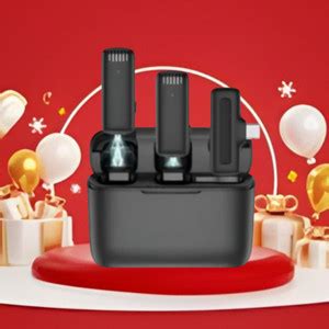 GUGGU J13 Wireless Microphone, Noise Reduction Mic for Vlogging/YouTube ...