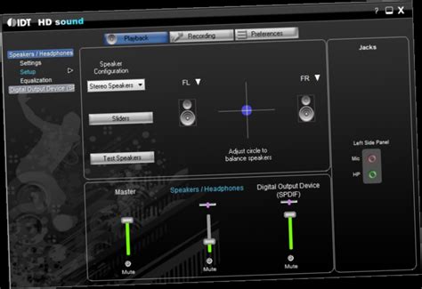 IDT Audio Control Panel 的图像结果
