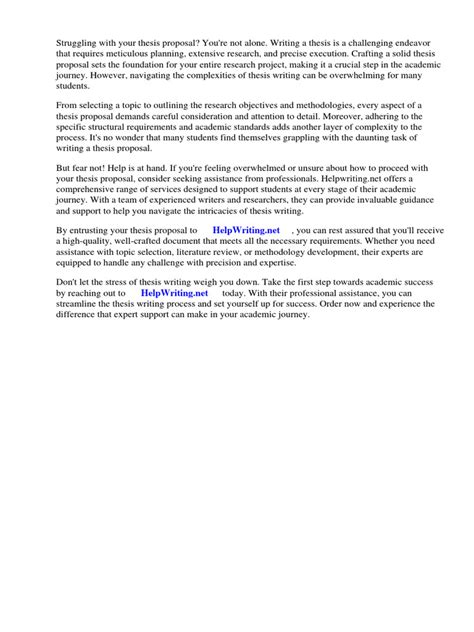 Image result for Thesis Proposal Example