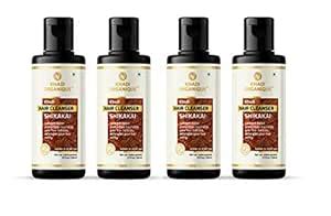 Buy Khadi Organique Herbal Natural Shikakai Hair Shampoo Pack of 4 ...