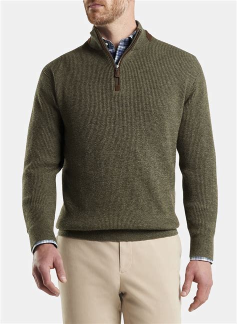 Peter Millar Crown Wool-Cashmere Quarter-Zip Sweater | $278.00 | Saint ...