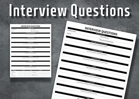Image result for Interview Questions Form