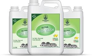 FERMENT Ultra Dishwash Cleaning Liquid 15 Liter (5Ltr+5Ltr+5Ltr) Pack ...