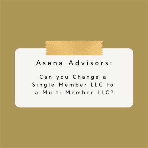 Can You Change a Single Member LLC to a Multi Member LLC | How to ...