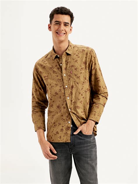 Men's Floral Print Slim Fit Shirt – Levis India Store