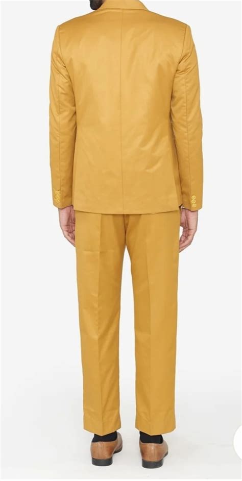 Mustard Yellow 3 Piece Suit