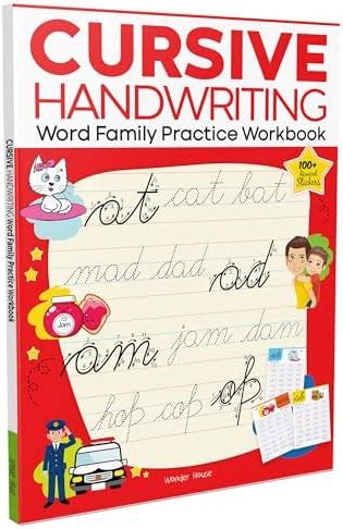 Cursive Handwriting - Word Family: Practice Workbook For Children ...
