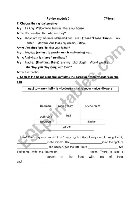 Image result for 3rd Grade Module 7 Post-Test Printable