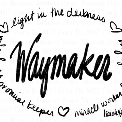 Image result for Waymaker Scripture Reference