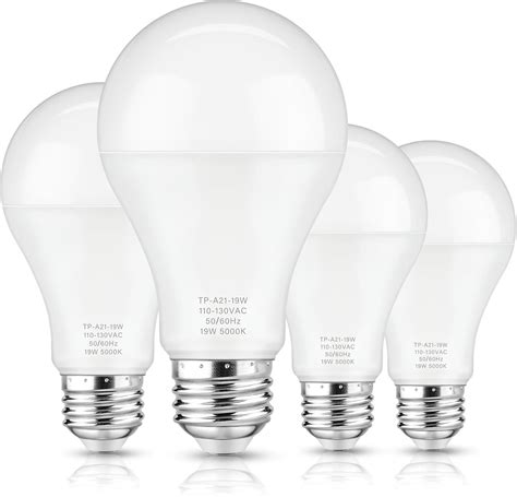 Maylaywood A21 LED Light Bulbs, 150 Watt Equivalent LED Bulb, Daylight ...