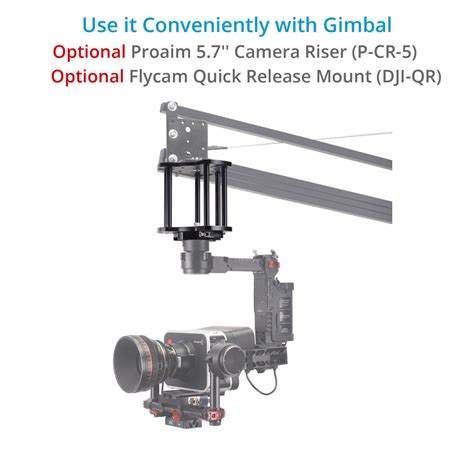 PROAIM 18ft Camera Jib Video Film Crane, Jib Stand + Bag
