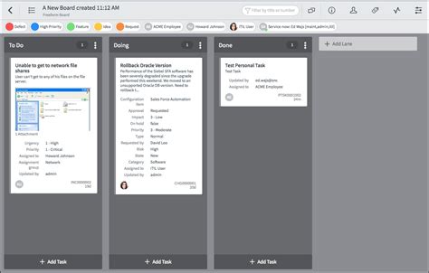 Image result for ServiceNow Visual Task Board Demo