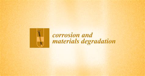 Corrosion and Materials Degradation | An Open Access Journal from MDPI
