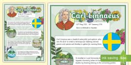 Carl Linnaeus Fact File (teacher made) - Twinkl