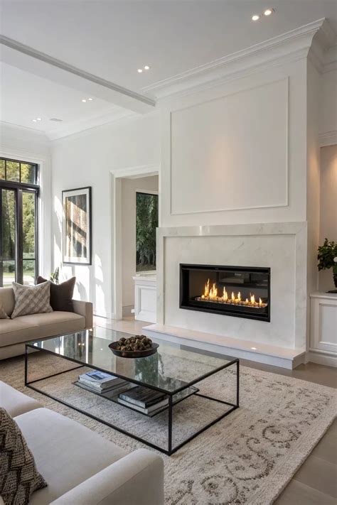 Distinctive Modern Gas Fireplace Designs - Little Homegems | Fireplace ...