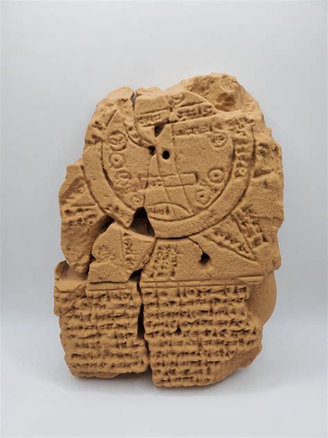 Imago Mundi, World’s Oldest Known Map, Mesopotamian Clay Tablet, Ancient Mesopotamia Collectible ...