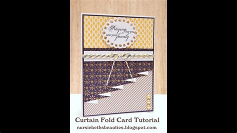 Image result for Curtain Fold Card Tutorial