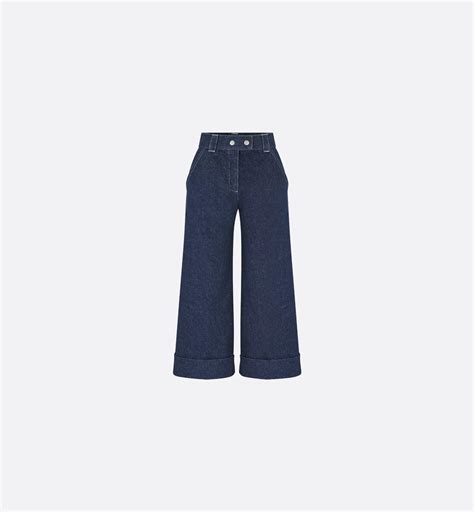 Kids' Loose-Fitting Jeans Navy Blue Cotton Denim | DIOR