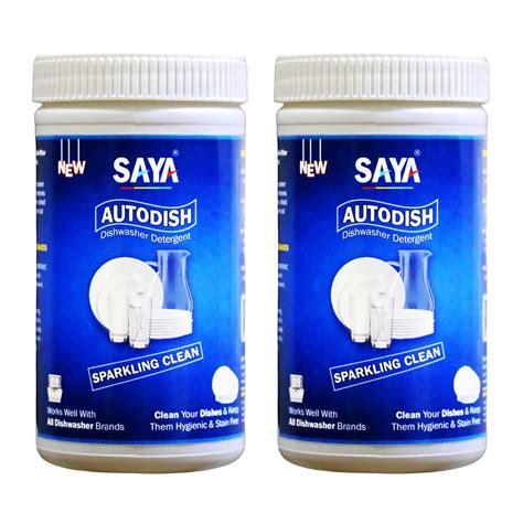 SAYA AutoDish Dishwasher Detergent Powder (850 Gram) Compatible with ...