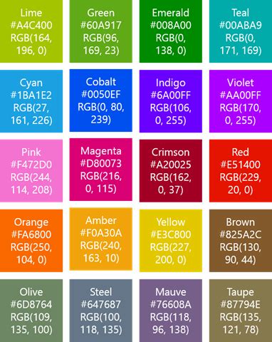 Image result for Windows Phone 8 Color Code