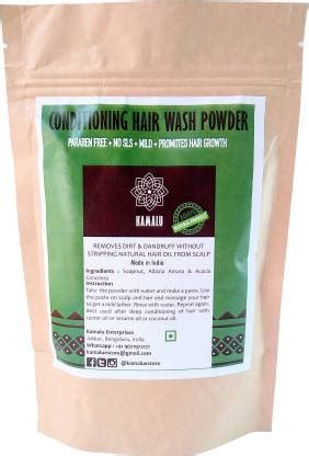 kamalu Natural Conditioning Hair Wash Powder Handmade (150g x 2 ...