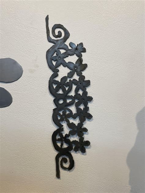 plasma cut 16g gauge sheet metal, 18" x 5" (roughly) trying out ...