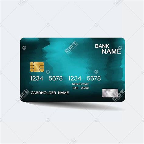 彩色银行卡模板EPS素材免费下载_红动中国