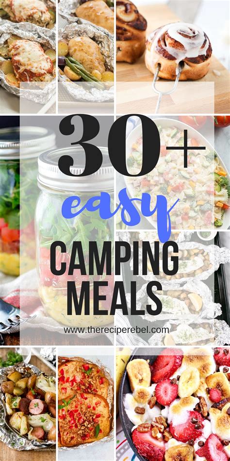 30 easy camping meals easy prep campfire cooking the recipe rebel – Artofit