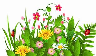 Image result for Cute Animals with Flowers Clip Art