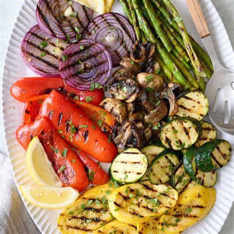 Grilled Veggies And Steak