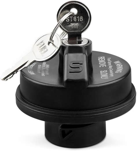Amazon.com: LANDSIN 10512 Locking Fuel Gas Cap with Keys Fit for ...
