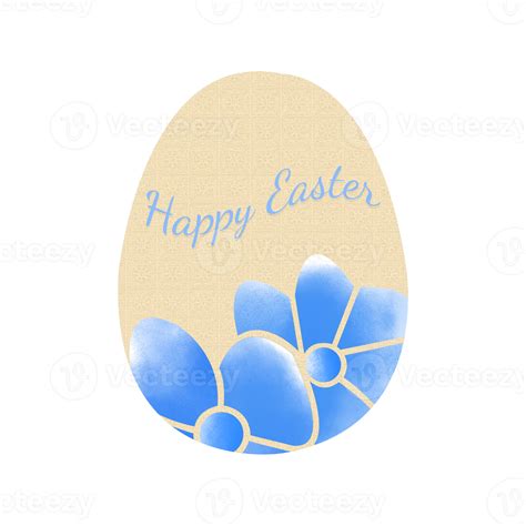 Happy Easter Egg artwork, Easter Egg Floral Design. 19634607 PNG