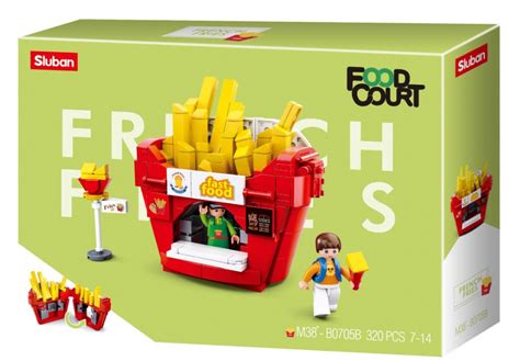 Sluban Food Court French Frites Shop Set 320 Pcs – Krazy Caterpillar