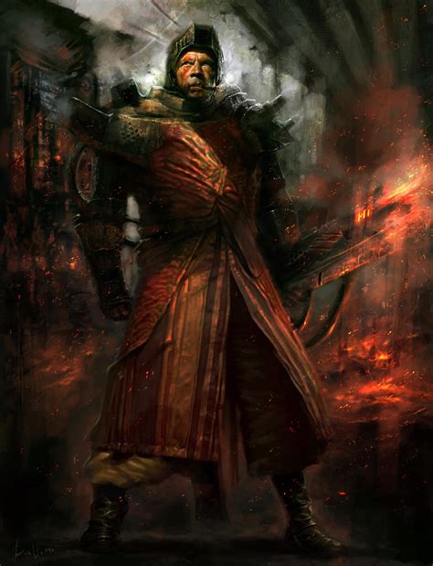 Character concept : Pyromancer Soldier by PabloFernandezArtwrk on ...