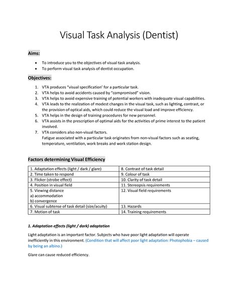 Image result for Visual Task Analysis