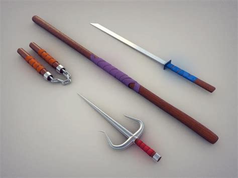 Ninja Turtle Weapons CWC 的图像结果