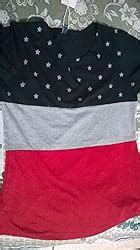 Vvoguish Black/Grey Melange/Red Star Printed Top VVPNTTP1135BLKGMRD-XXL ...