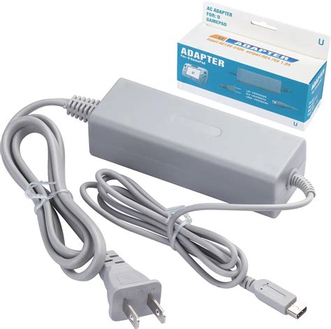 Amazon.com: Charger for Wii U Gamepad, AC Adapter Power Cord Charging ...