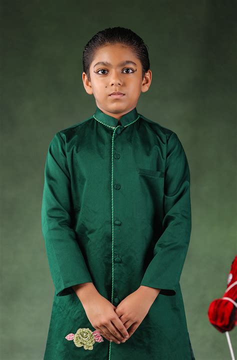 Boy Kurta Set - Bottle Green –Cute Couture